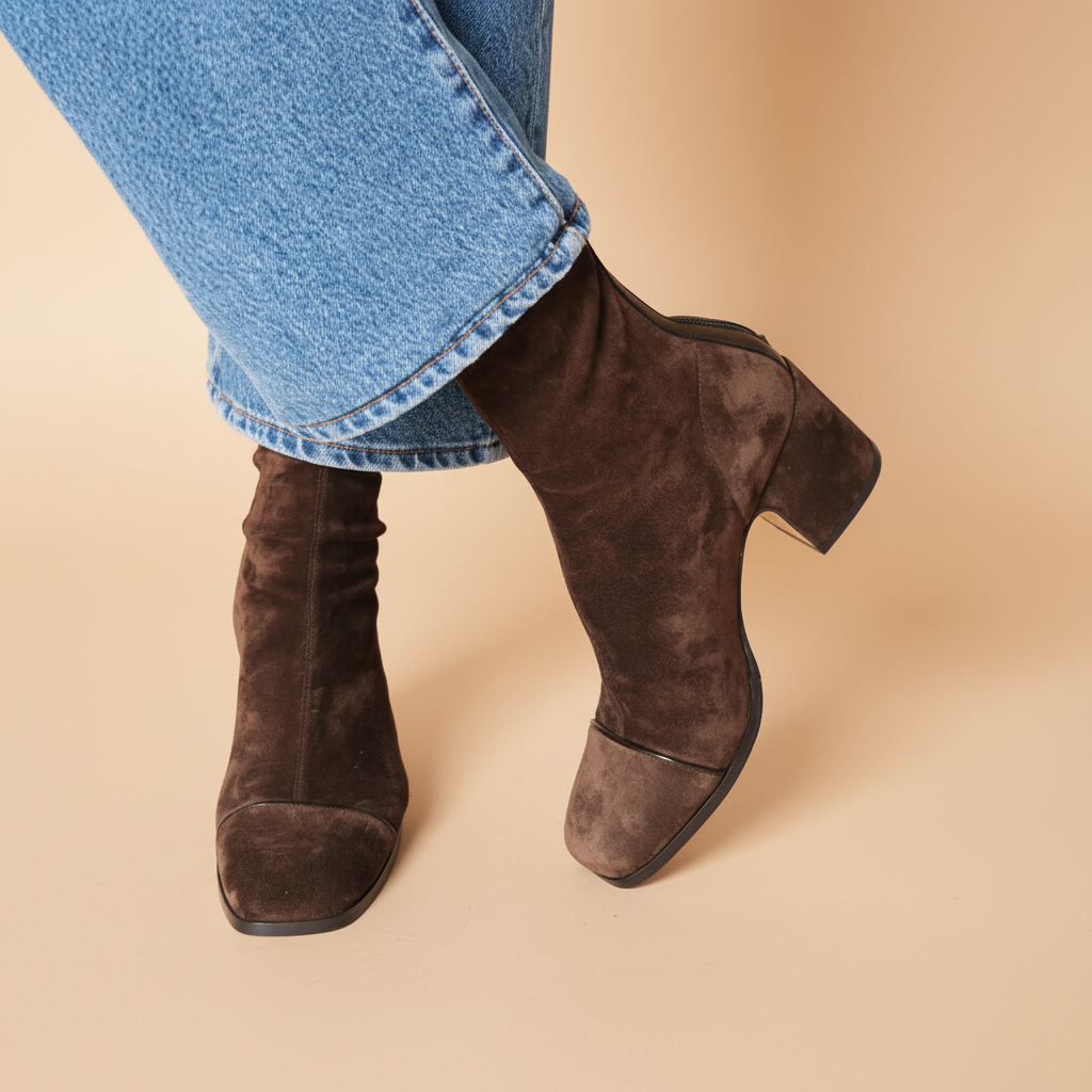 Κομψες και ανετες μποτες με τακουνι