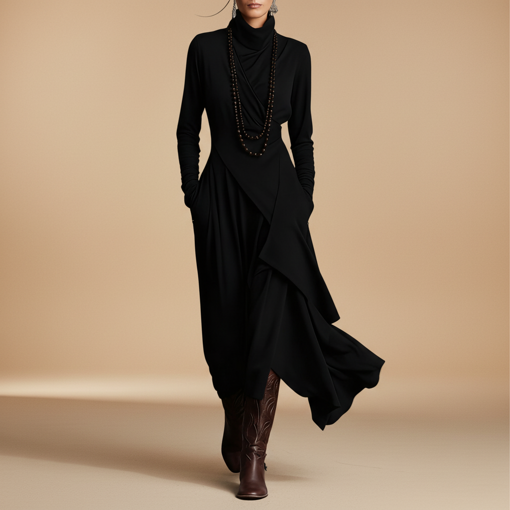 Ασυμμετρο μακρύ φορεμα