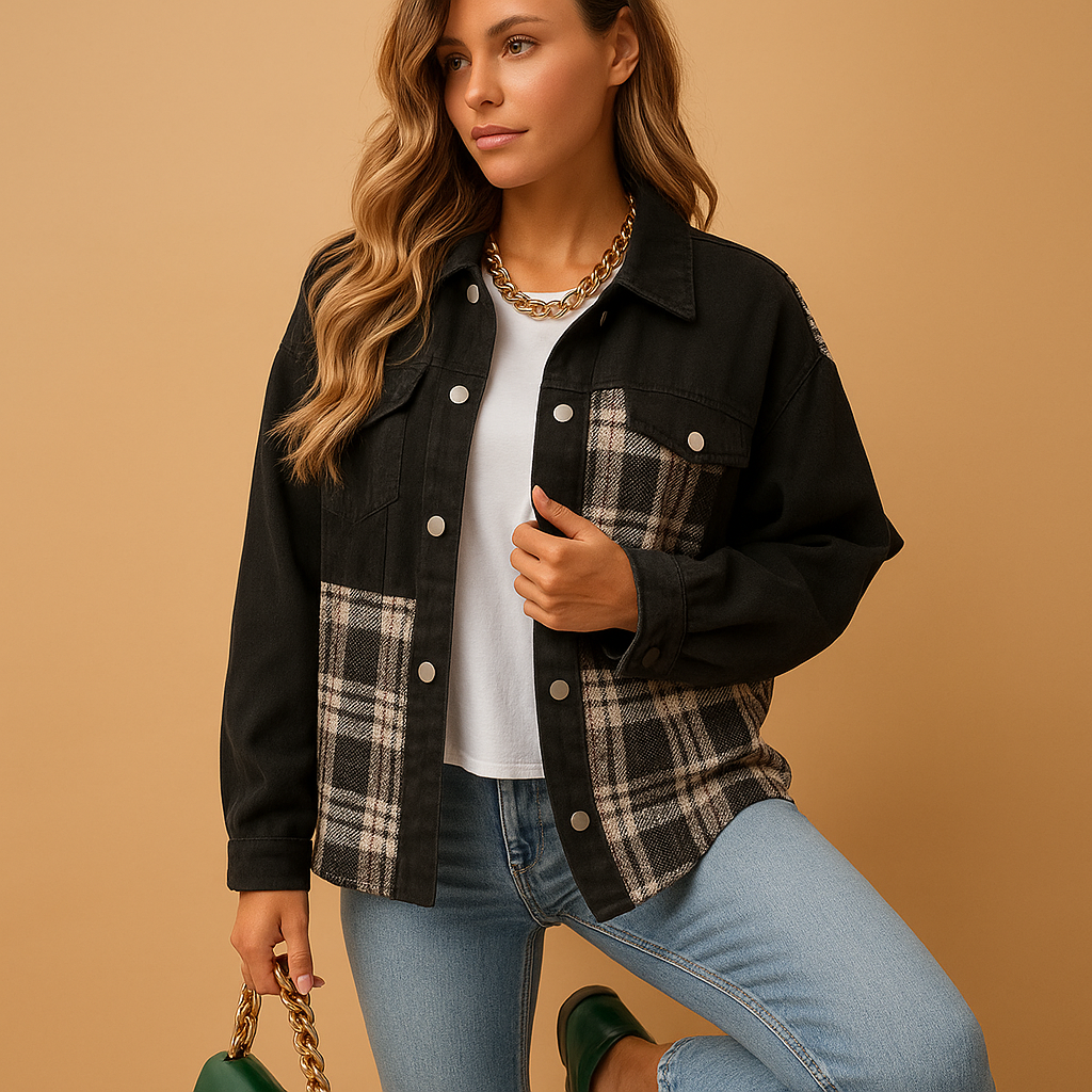 Άνετο γυναικείο μπουφάν από αναπνέον ύφασμα | Femke